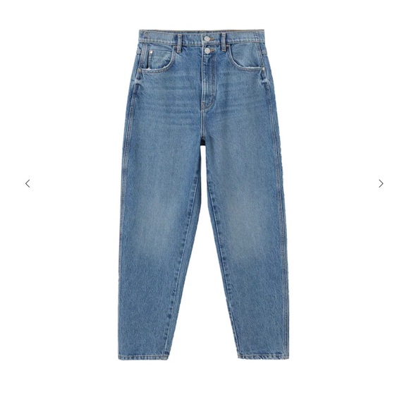 Mango High-rise tapered jeans ,Size 4 - Picture 4 of 5